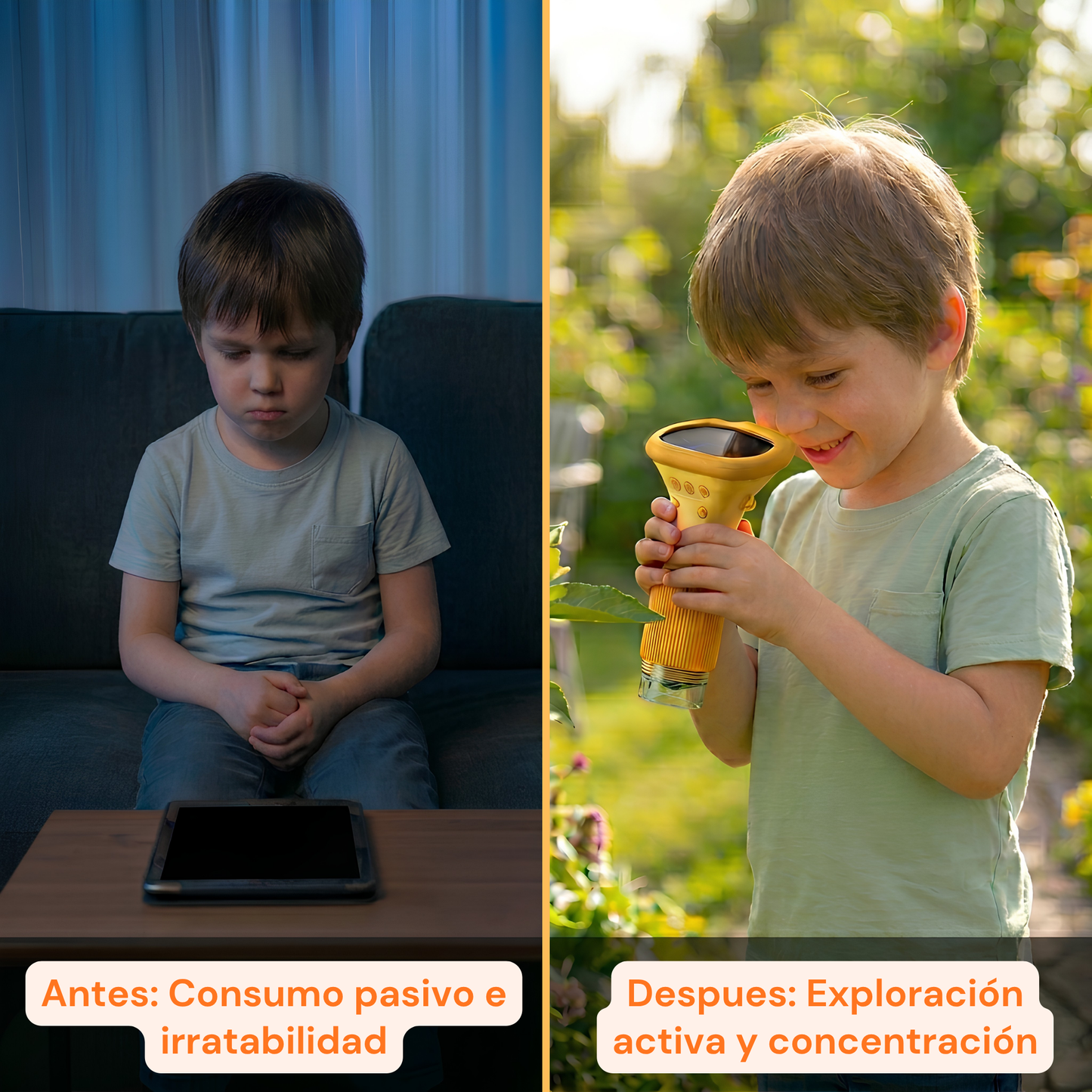 Kit Explorador: Microscopio Infantil Portable Digital HD + Guía de Crianza Digital 🔬✨